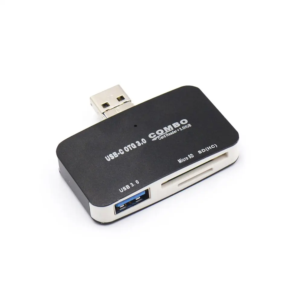 Кард-ридер USB 3,0 все в одном SD/Micro SD Compact Flash смарт-карта памяти Адаптер Тип C OTG SD кард-ридер