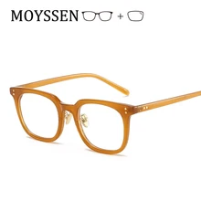 Мужской ретро большой квадратный синий светильник, блокирующие очки, женские шикарные очки для близорукости, оптические очки по рецепту-1,25-1,75-2,25