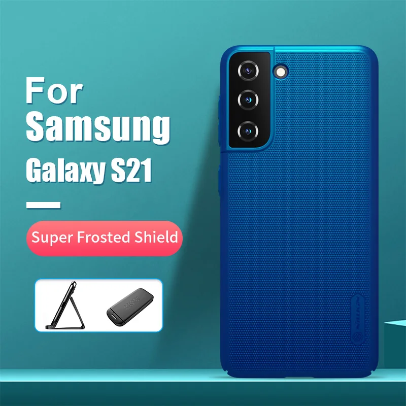 

Чехол NILLKIN для Samsung Galaxy S21 Ultra, Матовый Жесткий чехол из поликарбоната, Подарочный держатель для Samsung GalaxyS21 S21 + Plus