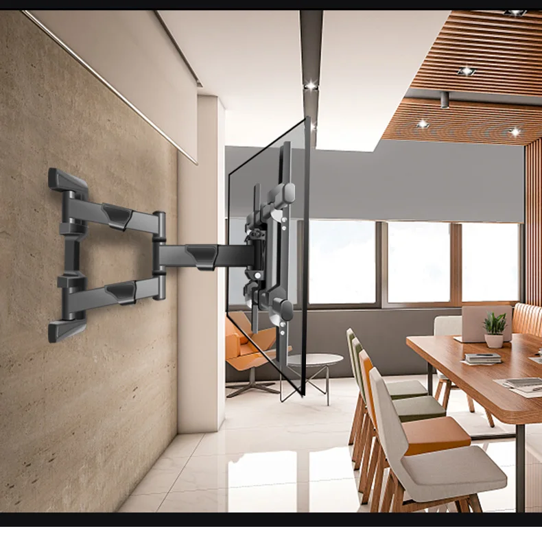 quadro suporte giratório para tv organizador dyq8