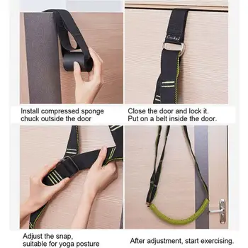 

Lower Waist Training Belt Vertical Ligament Stretch Waist Leg Adjustable Fitness Door Soft Rope Training R4H2