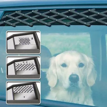 

Expandable Pet Car Window Vent Safe Guard Telescopic Fence Universal for Pet Protection JS22