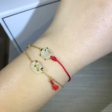 ZOZORI, женский браслет, очаровательный, поросенок, браслет, серебро 925 пробы, красная линия, веревка, цепь, звено, свинья, очаровательный браслет, HF ювелирное изделие