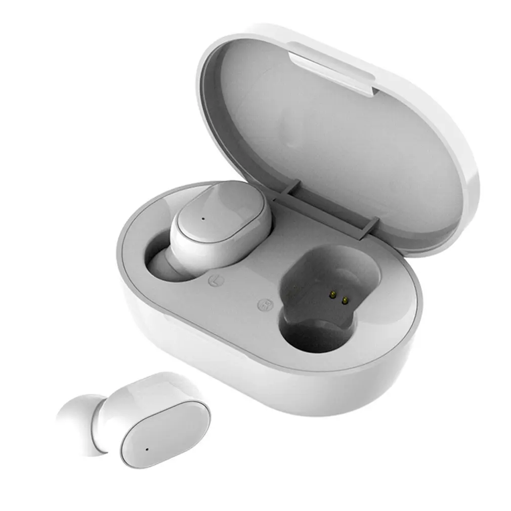 

Mini Binaural In-Ear Mini Instant Earphone Wireless Portable Headset With Charging Compartment Headphone