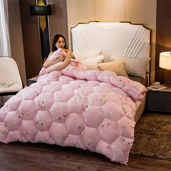 

Very Warm Winter Comforter Freshness Style Thicken Duvet 200*230cm Home Bedding Winter Blankets Soft Quilts High Quality