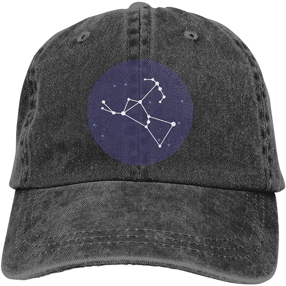 Orion Созвездие унисекс бейсбольная кепка хлопок деним Регулируемая охотничья Кепка для мужчин или женщин