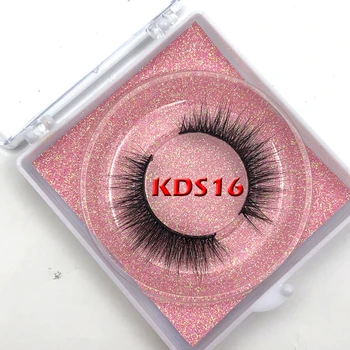 

Rainsin 1 pairs mink lashes 100% Cruelty free handmade natural long false eyelashes fluffy soft fake lash extension makeup