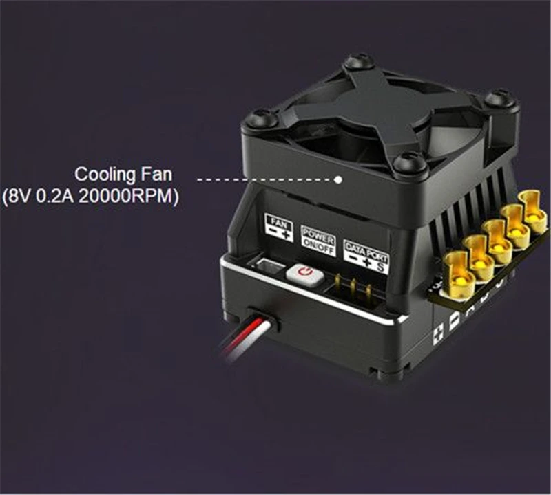 SKYRC TORO TS160A 6 V/7.4V4-9 S NiMH или 2-3S LiPo алюминиевый бесщеточный Сенсорный электронный регулятор хода 1:8 1:10 RC автомобиль TS160 ESC 160A
