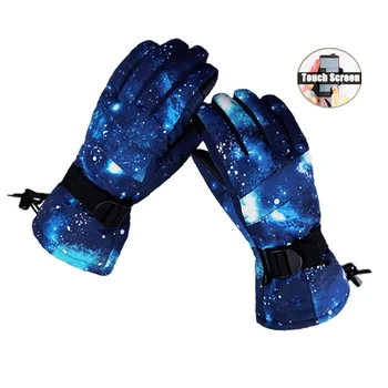 

MYJ Winter Skiing warm gloves outdoor sports hiking snow gloves waterproof touchscreen gloves protective anti-slip glove for men