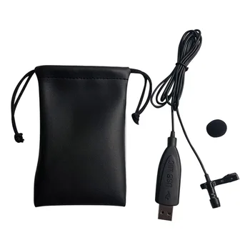 

Computer Laptop Omnidirectional Gift Mini Microphone USB 2.0 Headset Mobile Phone Clip Type Conference Universal Clear Voice