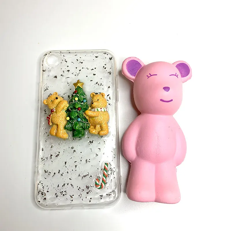 Kawaii маленький Медвежонок мягкий Jumbo Squeeze мягкий восхитительный Единорог медленно поднимающийся Squeeze Ароматизированная антистрессовая игрушка для ребенка