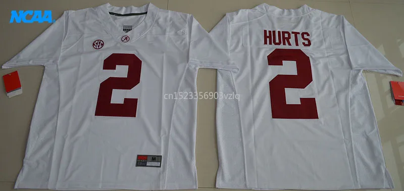 Новое поступление, высокое качество, Jalen Hurts#2, футболка, спортивные майки, S-XXXL