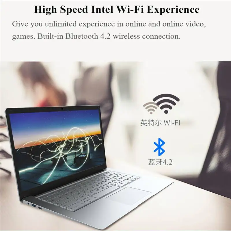 Jumper EZbook S5 14,0 дюймовый ноутбук Intel-Atom-E3950 8 ГБ ОЗУ DDR4 360 ГБ ОЗУ SSD 1920*1080 ips Win 10 узкий ноутбук Bazel