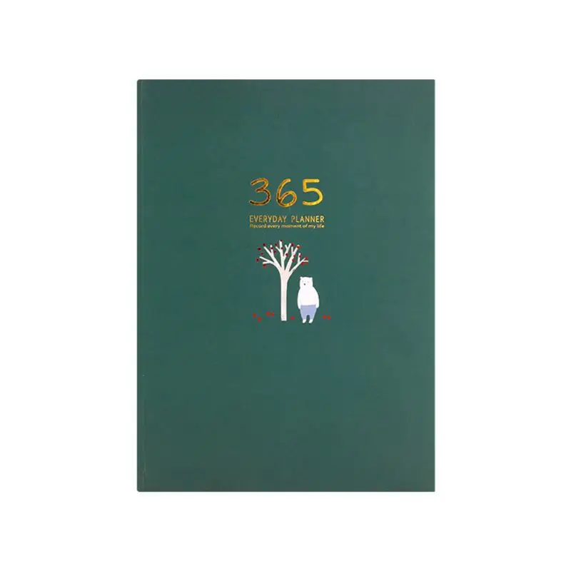 Милый канцелярский блокнот 365 ежедневник еженедельник ежедневник блокнот s журнал Бизнес Офис Школьные принадлежности - Цвет: GN