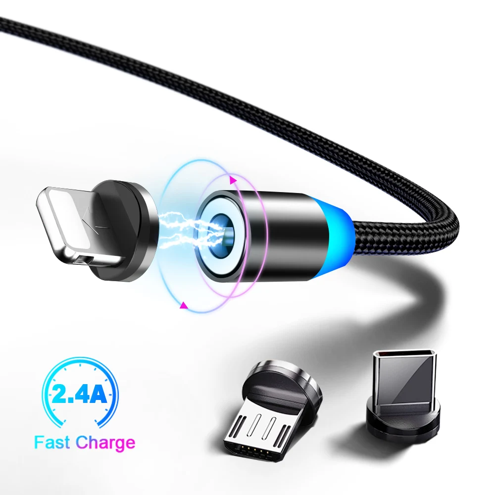 Магнитный USB кабель для huawei samsung type C type-C зарядный USB C Магнитный кабель Micro USB шнур для мобильного телефона для iPhone 11