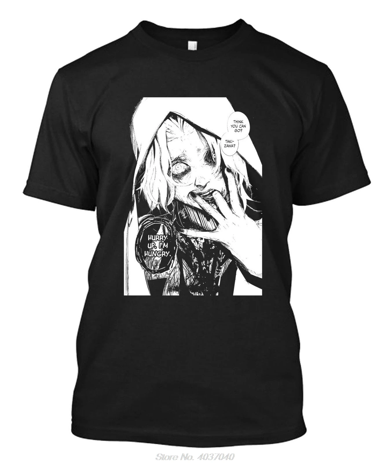 Tokyo Ghoul - Custom T-shirt Tee Novelty T Shirts Men'S Brand Clothing Summer Short Sleeve Cotton Tshirt Harajuku | Мужская одежда
