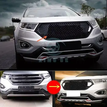 

For Ford EDGE 2015-2016 PP (polypropylene) plating front grille vent grid trim Car accessories Car modification