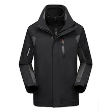 Зимняя куртка, пальто для мужчин, мягкая оболочка, скрывается, светится на открытом воздухе, Спортивная, тактическая, Hikingg куртка, сшитая, одноцветная, размера плюс XXXXL