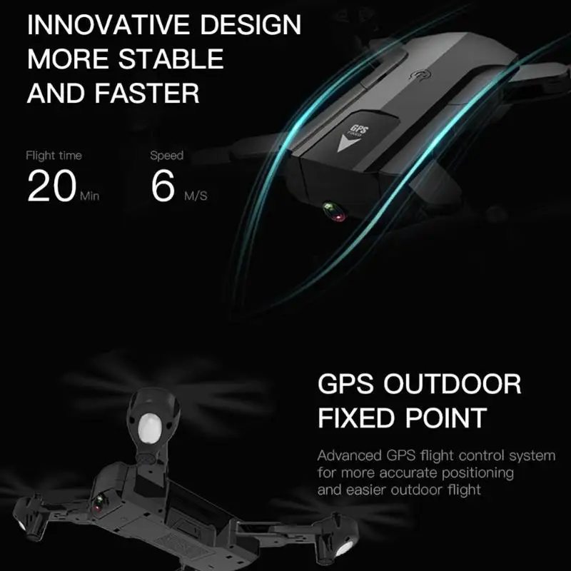 VODOOL SG900-S gps беспилотная камера д/у 720P FPV Wi-Fi камера фиксированная точка Безголовый Квадрокоптер с gps APP control Hot
