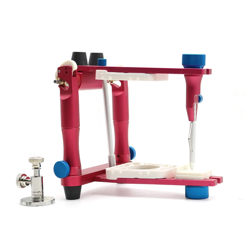  Dental Lab Full Mouth Articulators Half Adjustable Aluminum Alloy Dental Anatomical Articulator Den