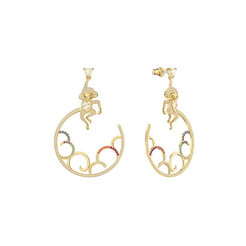 

MY HERO Loop Cloud Element Earrings