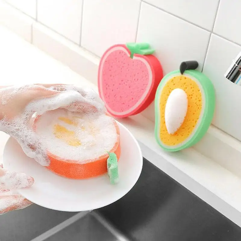 

Thicken Scouring Pad Clearing Sponge Dish Cloth Cleaning Wipers Scouring Sponges Kitchen Rags Strong Decontamination Dish Towels