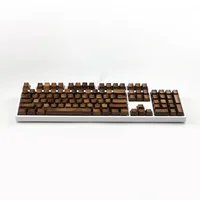 Walnut Wooden Keycaps Original Design Artisan Keycap OEM Profile For Cross Shaft Cherry Mx Switch Mechanical Keyboard - Image 6