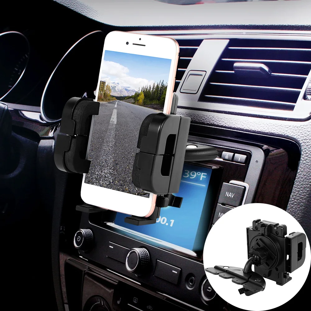 

Car CD Port Universal Mobile Phone Bracket Car Phone Holder CD Slot Bracket Professional Car Interior for General Purpose