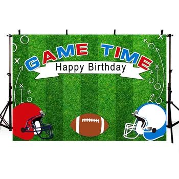 

TAIBO Vinyl Background Photography Rugby Game Background Birthday Party Photo Studio Backdrop Photocall