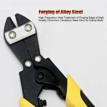 

8Inch Mini Bolts Cutter Steel Bar Clamps Pliers Hand Tools Wire Pliers JDH99