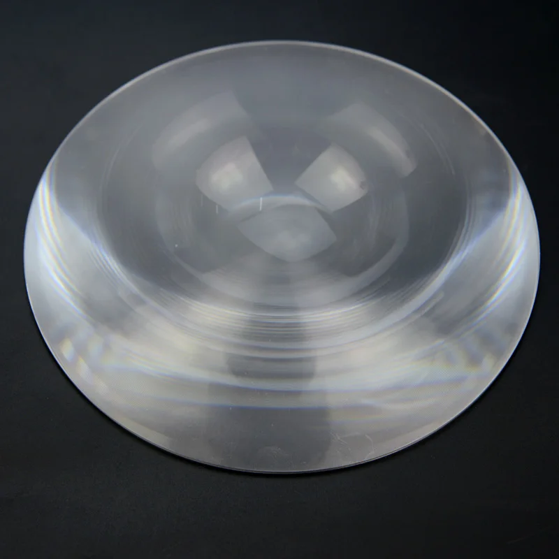 250mm Diameter Optical Pmma Plastic Solar Fresnel Lens Round Condensing Lens Focal Length 1000mm