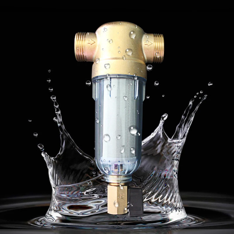

Water Filter Front Purifier Copper Lead Pre-Filter Backwash Remove Rust Contaminant Sediment Pipe