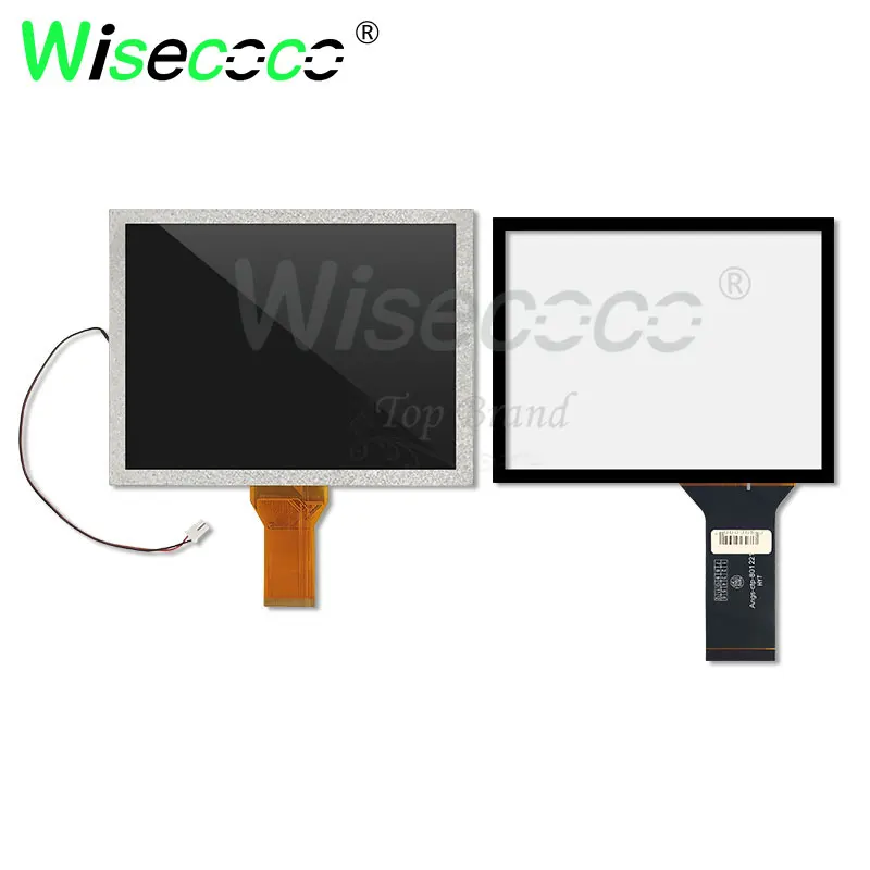 LCD and touch screen 800x600 8 inch screen touch panel with ttl 50pin HDMI driver board for raspberry pi - Цвет: LCD and touch screen
