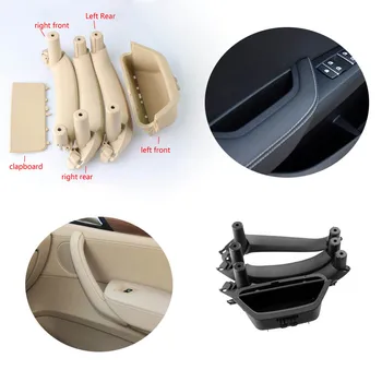 

LHD RHD Beige Black Car left Right Interior Door Handle Inner Door Panel Handle Pull Trim Cover For BMW X3 X4 F25 F26 2010-2017