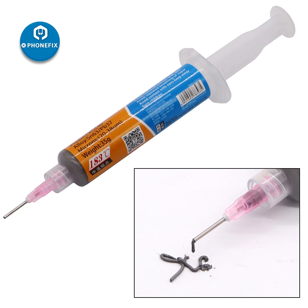 soldering copper wire Mechanic Paste Flux 10CC Tin Paste XG-Z40 25-45um with Syringe for Mobile Phone PCB SMD Repair Soldering Cream harbor freight tig torch