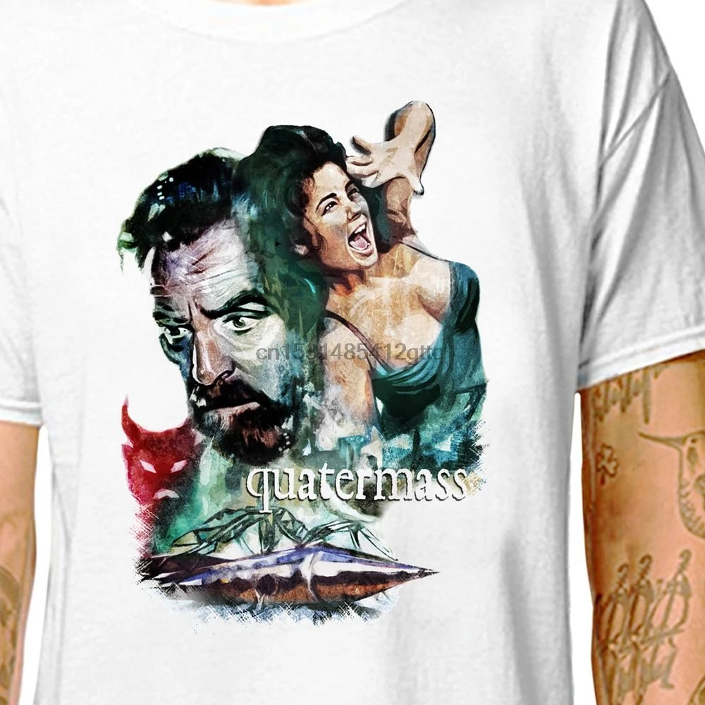 Футболка из 100% хлопка с надписью Quatermass and The питьевой (lazyморковь) британский ужас