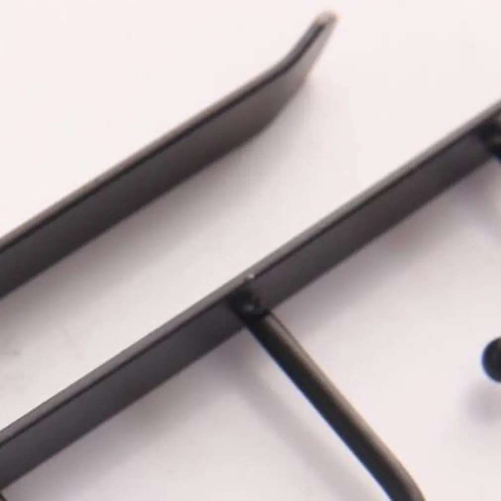 6 крючков подстаканник повесить Кухня шкаф под полкой для хранения Вешалка-органайзер крюк Прямая