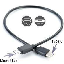 Tipo c USB-C para micro usb macho sincronização carga otg carregador cabo cabo adaptador para telefone huawei samsung usbc fio