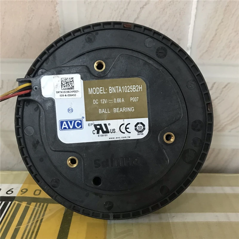 Оригинальный AVC BNTA1025B2H 12 В 0 66a центробежный двигатель постоянного тока вентилятор