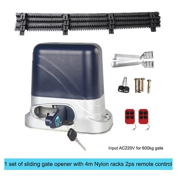 

heavy duty electric sliding gate motor/automatic gate opener engine move wheeled Gate with 4m nylon racks