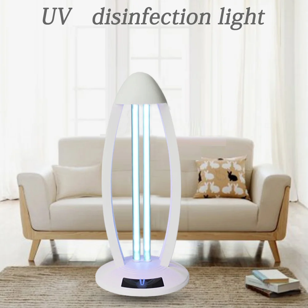 38W UV Disinfection Light 220V Remote Control Ultraviolet Sterilizing Ozone Lamp