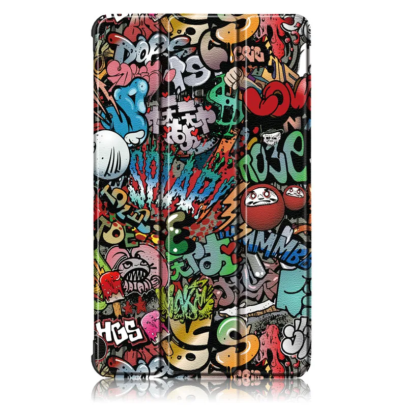 Чехол для lenovo tab M7 TB-7305x tb-7305i tb-7305f Стенд кожаный чехол Funda для lenovo tab m7 тонкая магнитная Складная подставка для телефонов из зернистой кожи