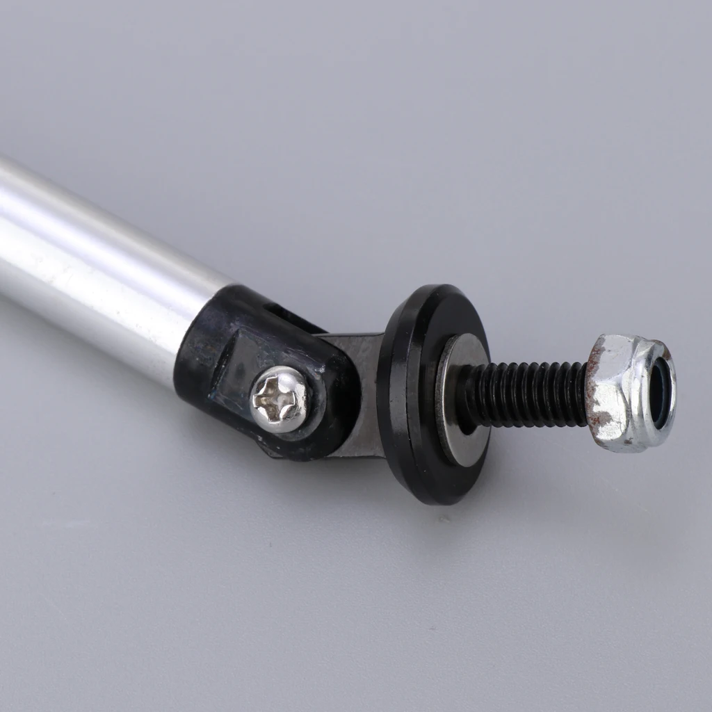 2 Pieces Univesal 150mm Chrome 6-8 Inch Adjustable Front/Rear Frame Bumper Lip Splitter Strut Rod Support Bar Dropship  