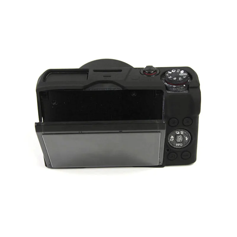 Силиконовый чехол для Canon G7X mark 3 G7X III g7x3 защитный чехол для цифровой камеры аксессуары с чистящей ручкой