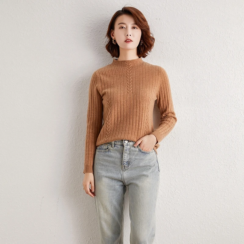 Women Sweater 2019 Autumn and Winter Round Neck Sweater Women Autumn Winter Round Neck Sweater Jumper Female Knit Tops