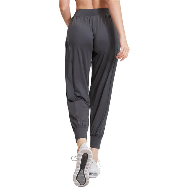 Womens Loose Workout Jogger Running Sweatpants Relaxed Fit Tapered Joggers Gym Trousers Female Elastic Waist Soft Pants 2