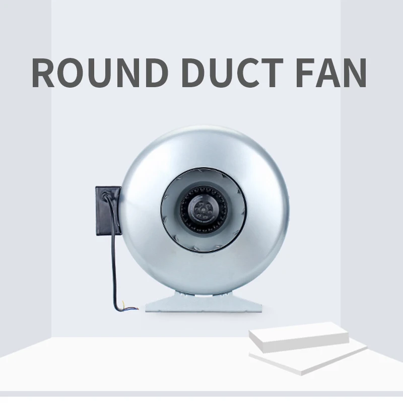 

1PC Round Industrial Circular Duct Fan Machine GDF-250 Centrifugal Ventilation Fan Kitchen Fume Extraction Fan Machine 220V