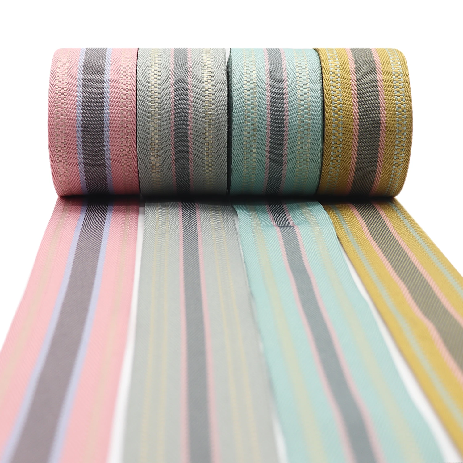 10 Yards 16MM/25MM/38MM Striped Color Collision Ribbon for Hair Bows DIY Crafts Handmade Accessories M19081903