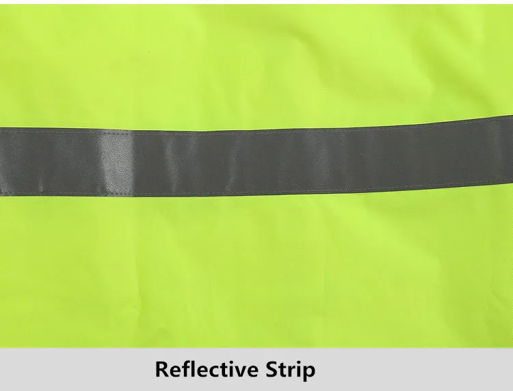 Светоотражающая рабочая одежда для обеспечения безопасности патруля водонепроницаемый защитный плащ дышащие ветрозащитные пальто