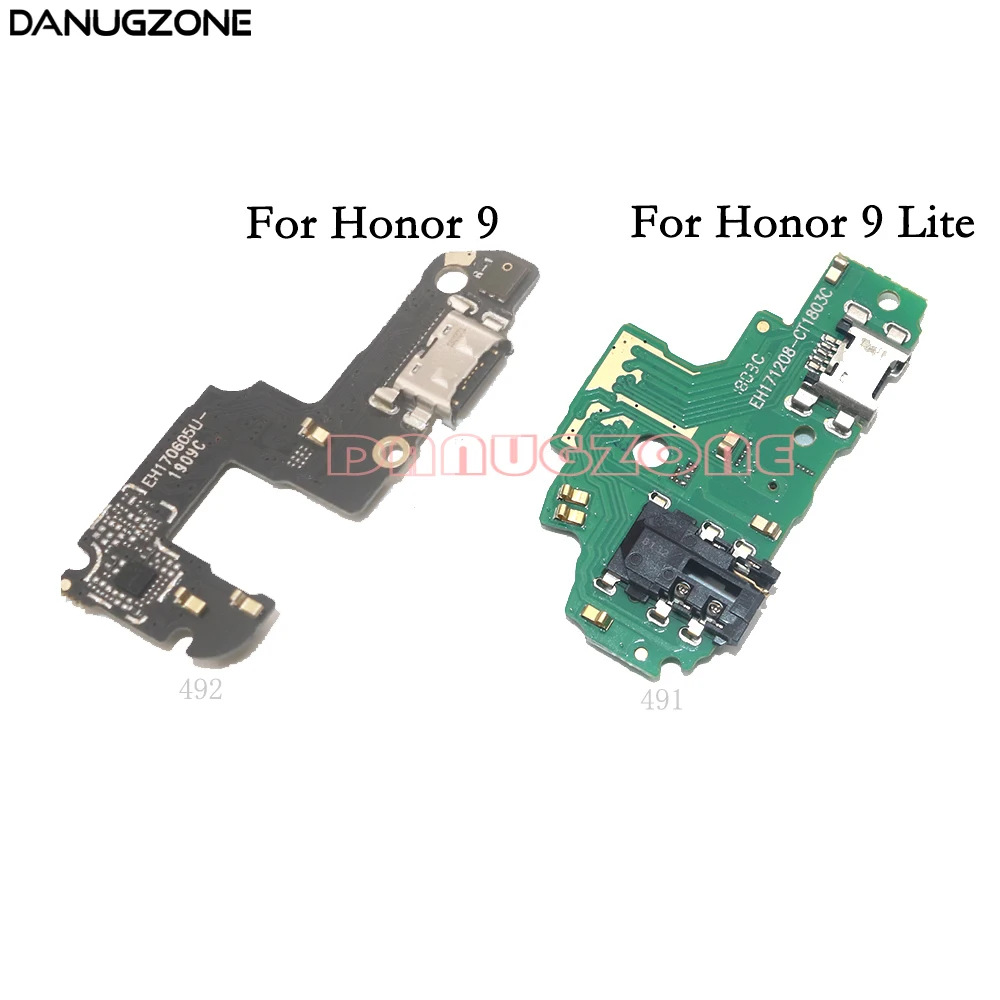 10 шт./лот для Huawei Honor 9 Lite Honor9 USB зарядная док-станция разъем штекер плата гибкий
